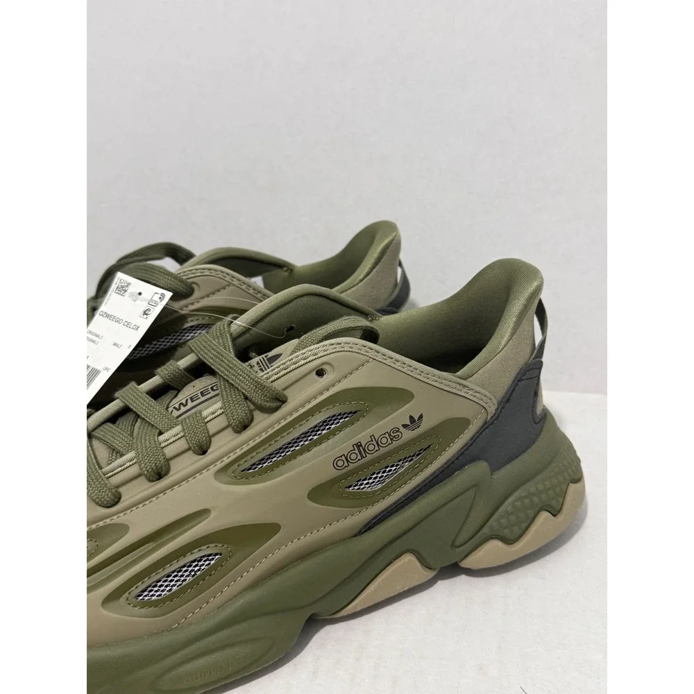 Adidas Ozweego Celox GX0441 Mens Olive Green Techwear Sneakers Size 8.5